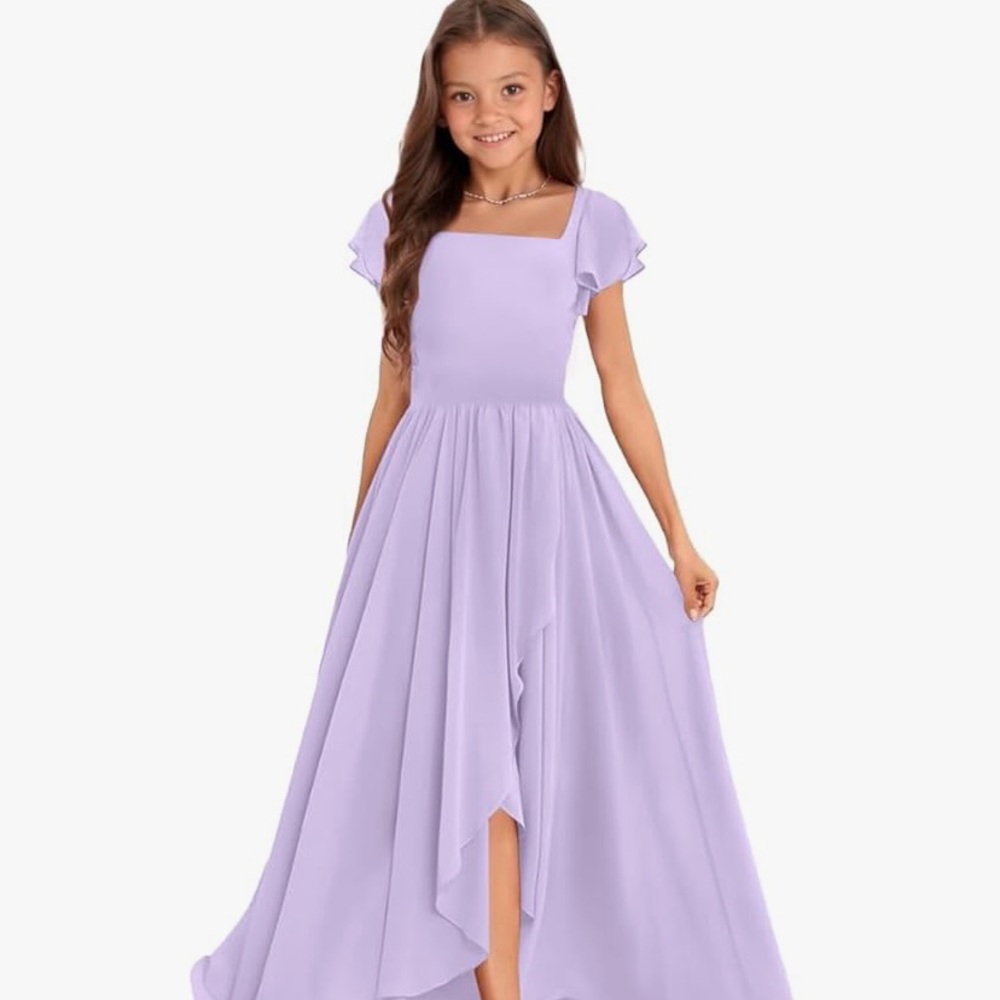 Lavender Big Girl Dress